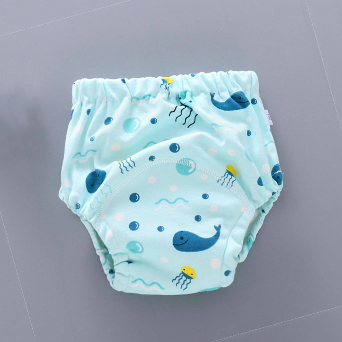 LIFKOME 3 Sätze Trainingshose Waschbar Atmungsaktiv Weiche Babywindelhose Für Junge Mädchen Und Kleinkinder Verschiedene Muster Je Unterwasserwelt Blauer Stern Radieschen 4 Stück * 3