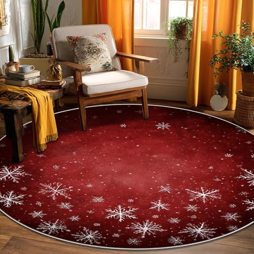 Tapis antidérapant flocon de neige grand format 1,8x1,8m - 5