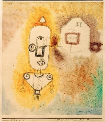 Pintura de paul klee para decoraciones del hogar cuadro el policia frente a su casa