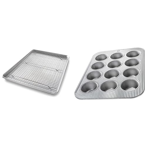 USA Pan 1607CR Bakeware Extra Large Sheet Baking Pan and