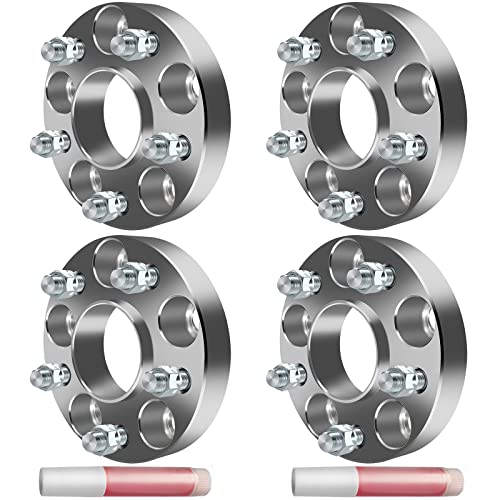 ECCPP 4X 25mm 1 inch 5x4.5 Hubcentric Wheel Spacers 5x114.3 to 5x114.3 Wheel spacers for Veloster for 3 for 5 for 6 for RX8 for MX5 for CX7 for MX6