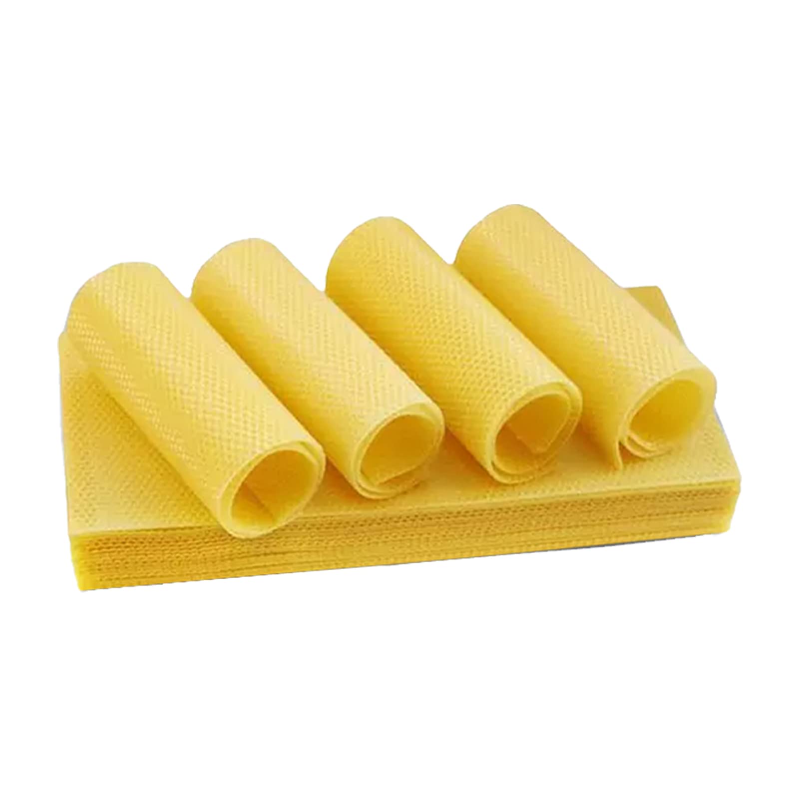 Artue Beekeeper Supplies, 10Pcs Bee Honey Sheets Beeswax Sheets Beehive Foundation Honeycomb Honey Frame Portable Wild Bee Beekeeper Tool For Beekeeper Supplies Hive Tool Candle Making