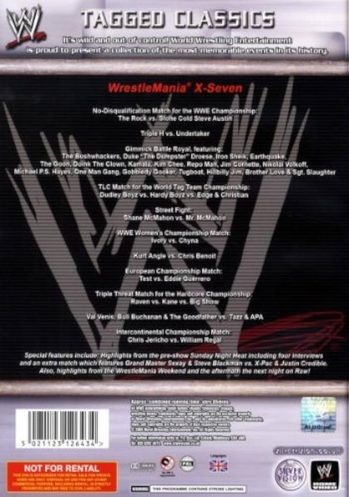 Amazon.com: Wwe-Wrestlemania 17 [Import anglais] : Movies & TV