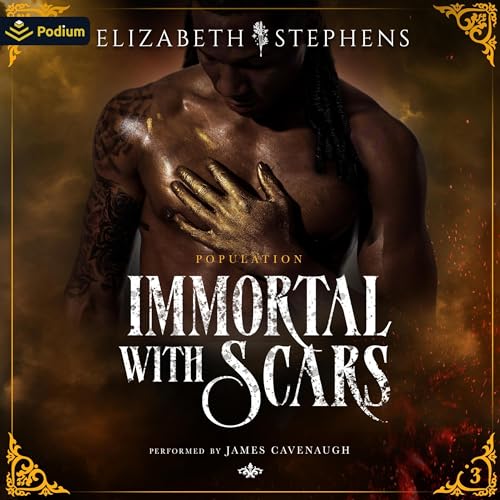 Immortal with Scars Audiolibro Por Elizabeth Stephens arte de portada