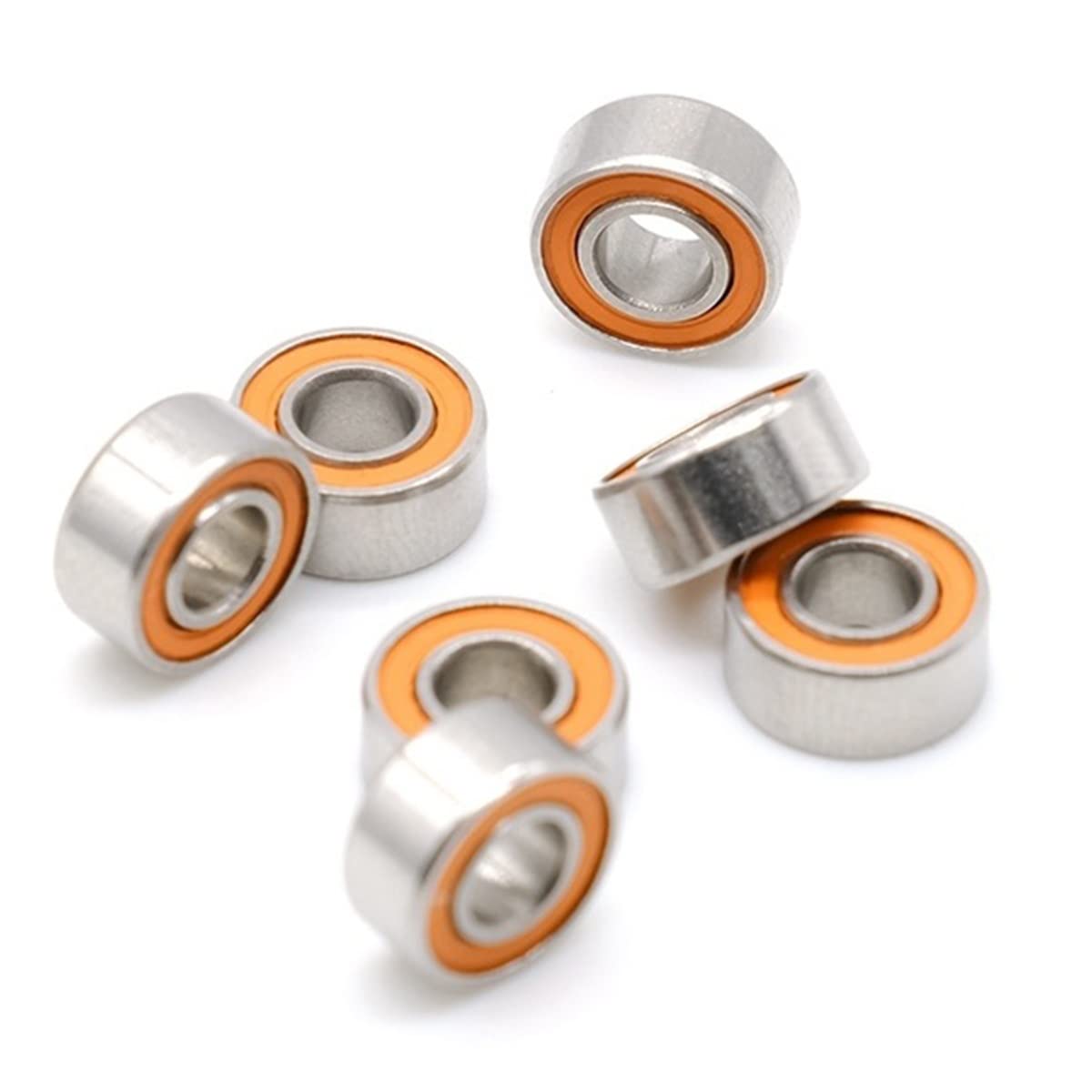 Zamiennik łożysk 7 sztuk 684 2 7 4 x 9 x 4 mm 684 stal szlachetna hybrydowe ceramiczne łożyska kulkowe