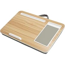 Portable Laptop Desk Laptop Desk Tray Computer Desk with Mouse Pad Wrist Pad Support Travel Sofa Bed
