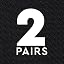 Black / 2 Pairs