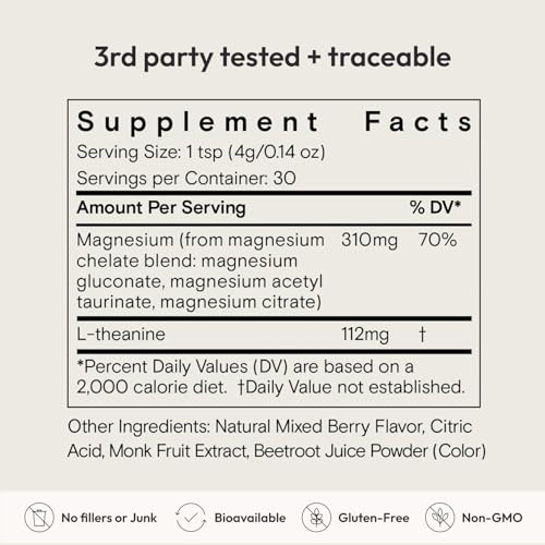 Moon Juice, Magnesi-Om Magnesium Powder, Relaxation, Berry, 4.2oz - Image 2