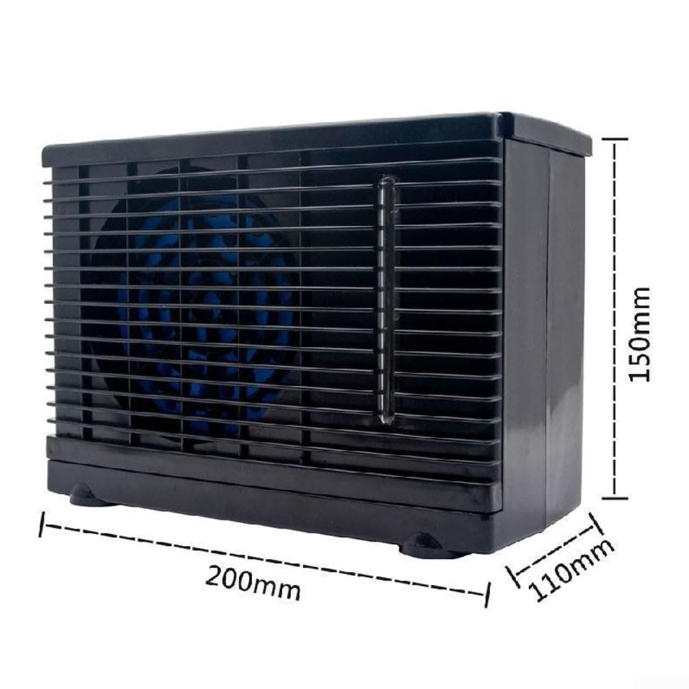 12V Klimaanlage Tragbar, Mini Klimaanlage Home Auto Kühler, Auto Montiert Klimaanlage Ventilator, Mini Luftkühler mit Wasserkühlung, Tragbarer Auto Klimaanlage Ventilator