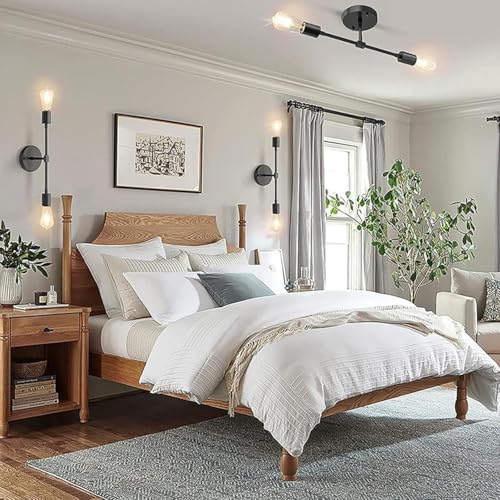 Image of Wall Lamp Chandelier Pendant Light, Home Decor for Bedroom, Living Room, Hallway, Cafe, Hotel, Restaurant (T Wall LAMP with FILANENT Bulb Pack of 1)