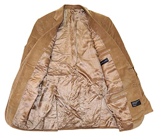 Ralph Lauren Polo Black Label Mens Brown Khaki Blazer Sport Coat Corduroy Italy4