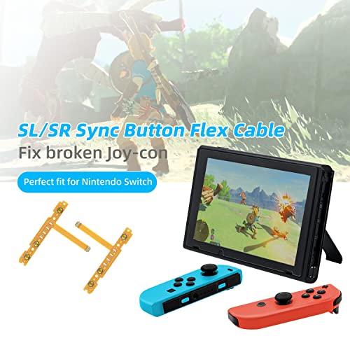 Mcbazel SL/SR Sync Button Flex Cable For NS Switch Joy-Con (Set)(Not for NS2) - Image 2