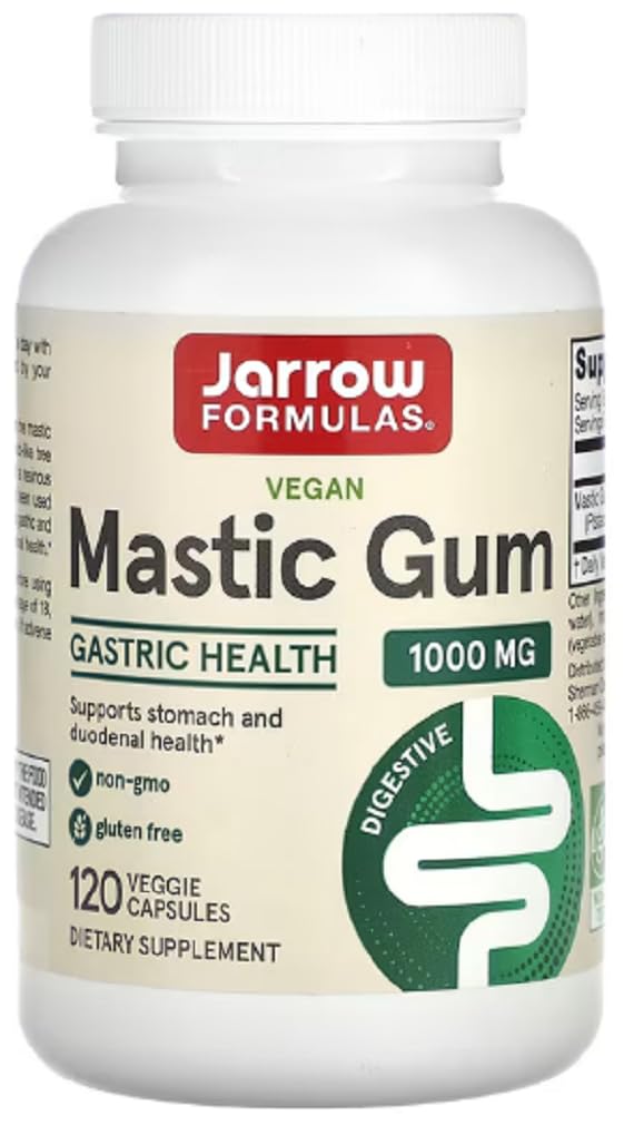 JARROWS Jarrow Formulas - Mastic Gum | 120 Capsules to Support Stomach and intestinal Health