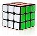 TANCH Speed Magic Cube 3x3x3 PVC Stickers Puzzle Game for Children & Adults Black