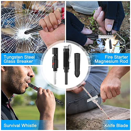 Gifts For Men Dad Husband Boyfriend, Fivejoy Camping Multitool Including Hammer Multitool, Mini Survival Pen, Snowflake Multitool, Outdoor Survival Hiking Gear For Fathers Christmas Gift Ideas #TOP4