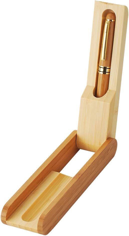 Original Bamboo Fountain Pen Set, Forrader Exquisite Bamboo Wooden Fountain Pens Fine Nib with Folding Bamboo Fountain Pen Case for Writing and Personalized Signature