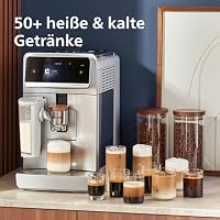 PHILIPS LatteGo Pro Aromis Kaffeevollautomat – BrewExtract Technologie, LatteGo Pro, 50+ heiße & kalte Getränke, mit einfacher Reinigung, intuitives Display und Barista-Assistent, Silber (EP8757/20) – Ansicht 5
