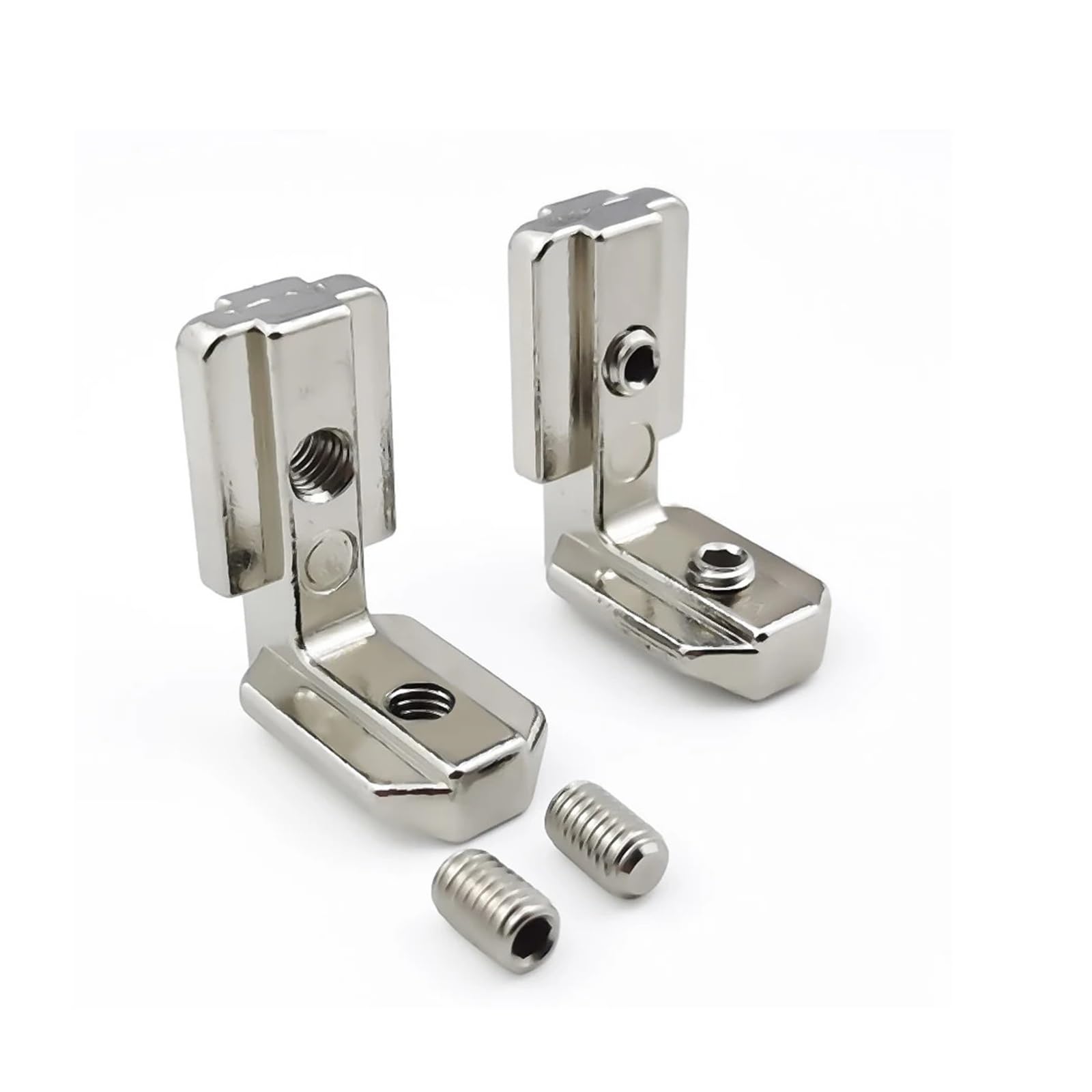 Connecteurs internes en L pour assembler vos meubles modernes en aluminium