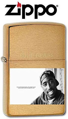Briquet Classique 2pac Tupac Shakur Noir Et Blanc Avec Citation Motivante Sur Femme Hip Hop Rap Zippo Grave En Laiton Poli Premiere Introduction En 1937 Coupe Vent Et Unisexe Pour Homme Et