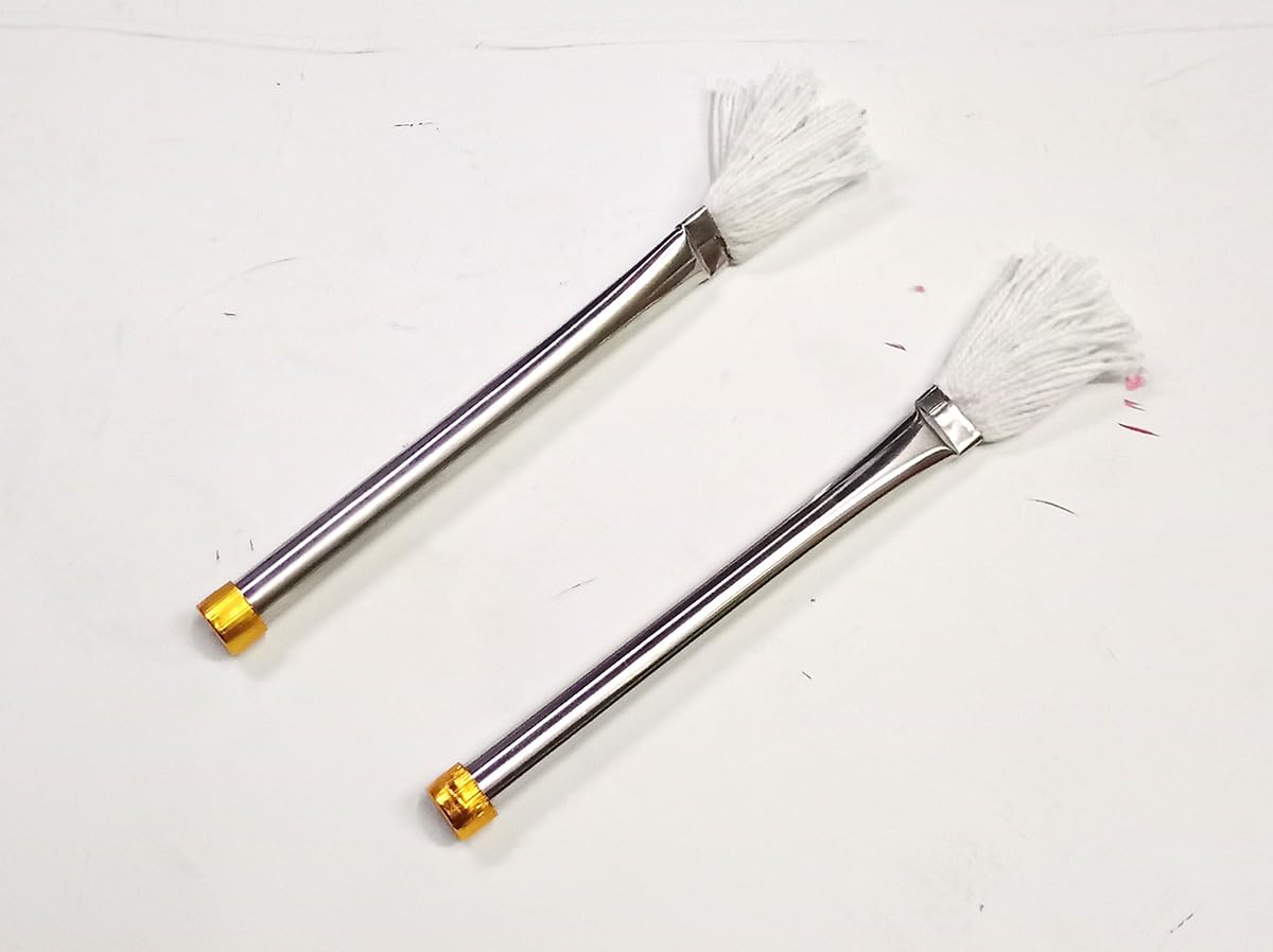 Cotton Thread Oil Basting Pastry Brush with Steel Handle (8 inch) 2 pcs-image-49