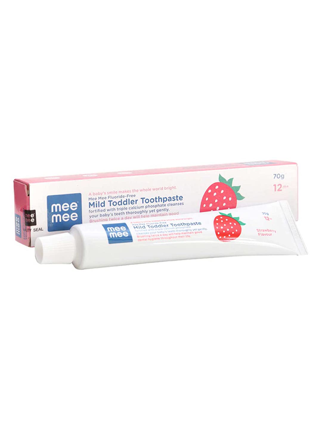 Mee Mee Fluoride Free Toothpaste, Strawberry, 70g-picture-22