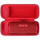 Lebakort Hart Reise Schutz Hülle Etui Tasche für JBL Flip 7 Flip 6 5 4 Bluetooth Box Wasserdichter Portabler Kabellos Lautsprecher (Rot)