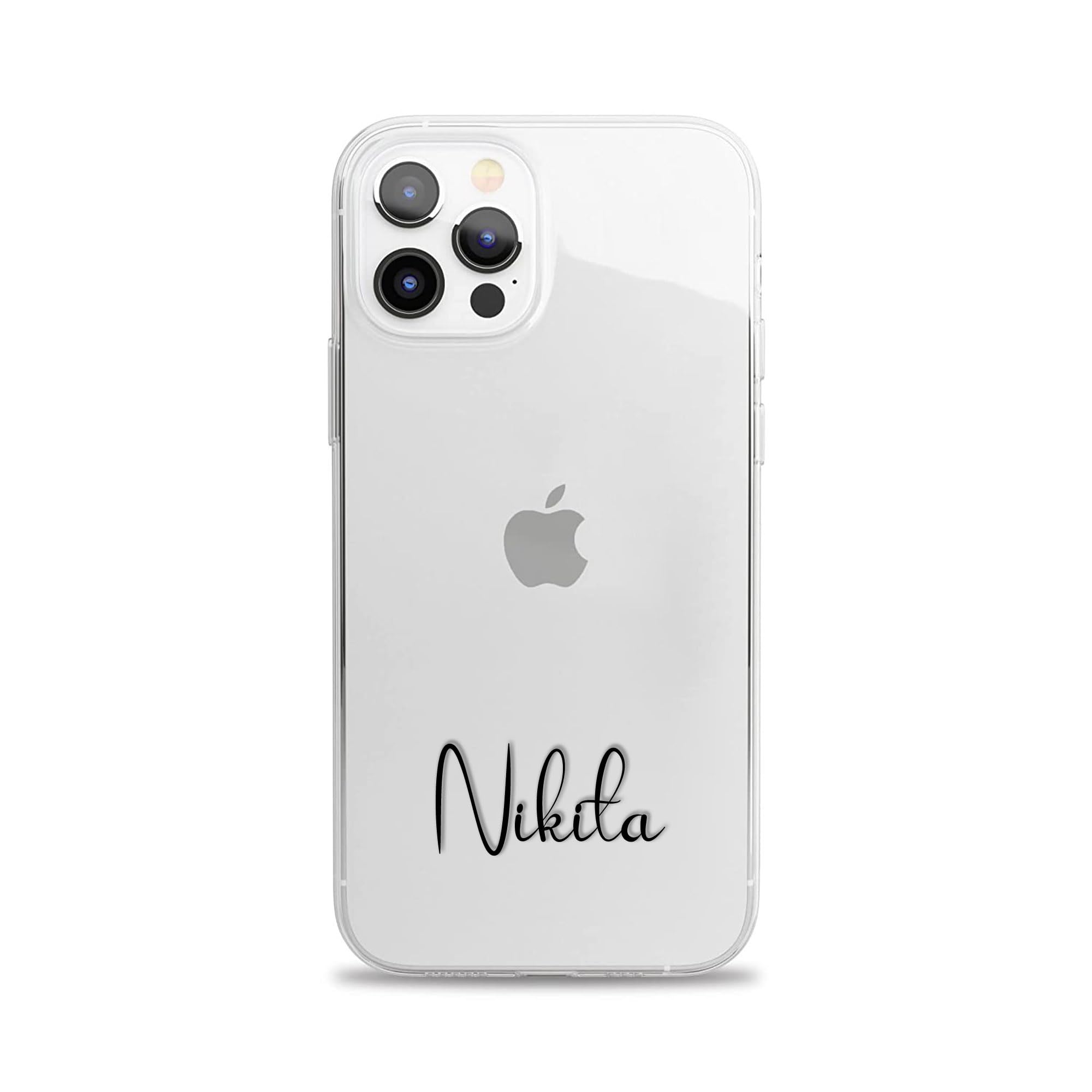 MITZVAH Silicone Personalised Clear Case For iPhone 15 14 13 12 11 Pro Max Mini Xr Xs X 10 8 Plus 7 6S 6 SE Custom Name Transparent Clear Cover For Girls Boys (Pattern 4)