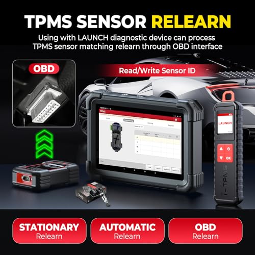 LAUNCH X-431 i-TPMS réapprentissage et programmation capteur pression pneu