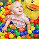 LittleTom 120 Bälle für Bällebad - Plastik Bälle Kinder Spielbälle - Babyball zum Greifen - Plastikbälle für Bällchenbad Hüpfburg Bällepool - Baby Ball Spielzeug Set für Trampolin Spielzelt Laufstall
