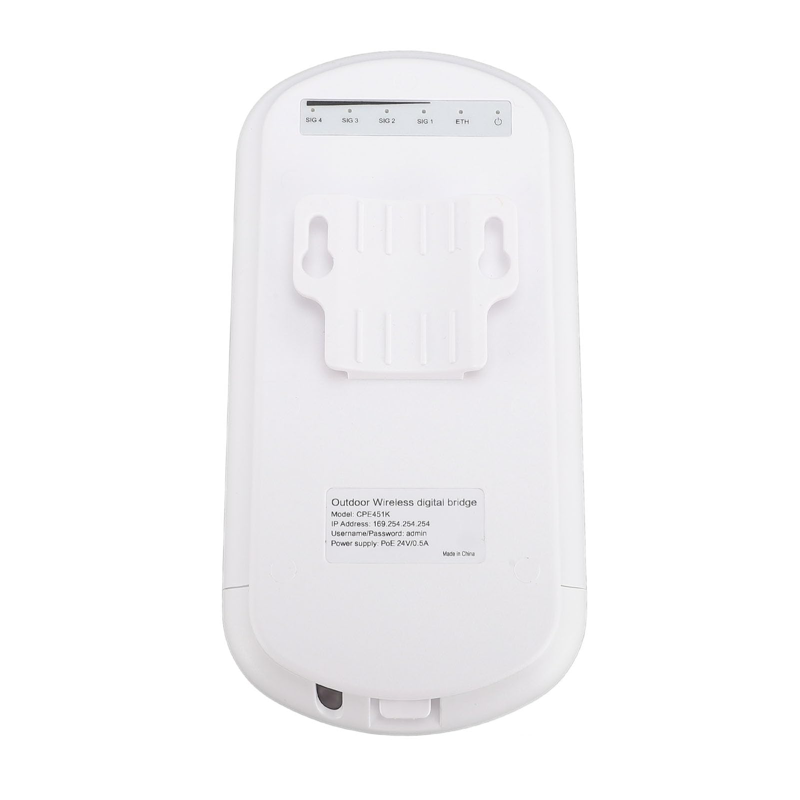 Pont sans Fil WiFi 5,8 GHz, Pont sans Fil Point à Point CPE Extérieur, Longue Portée jusqu'à 1,5 Km, étanche IP65, Pont sans Fil avec Adaptateur PoE 24 V et Antenne à Gain élevé