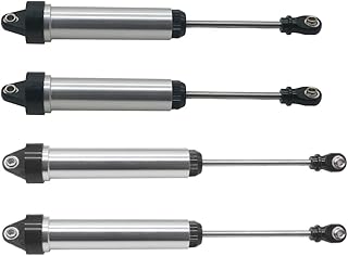 RCAWD 4x Full Aluminum Alloy Front Rear GTR, 134mm 160mm (Fully Assembled w/o Springs, No Threads) Oil Filled Type For 1/7 Traxxas UDR Unlimited Desert Racer 85086-4(Black)