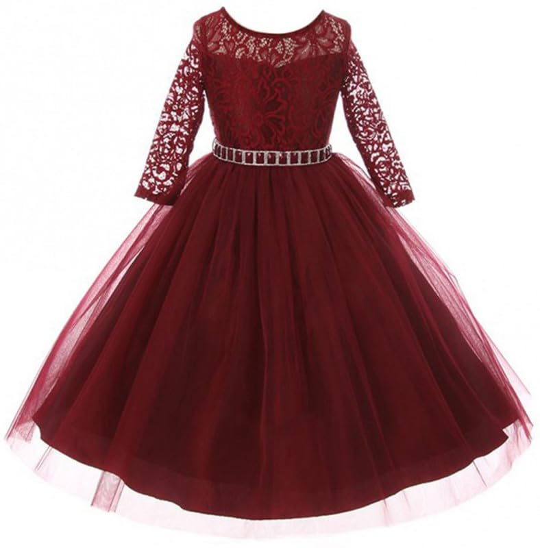 Image of Girl's Synthetic a-line Maxi Dress