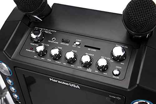 Karaoke GF843 Karaoke-System mit 2 Mikrofone