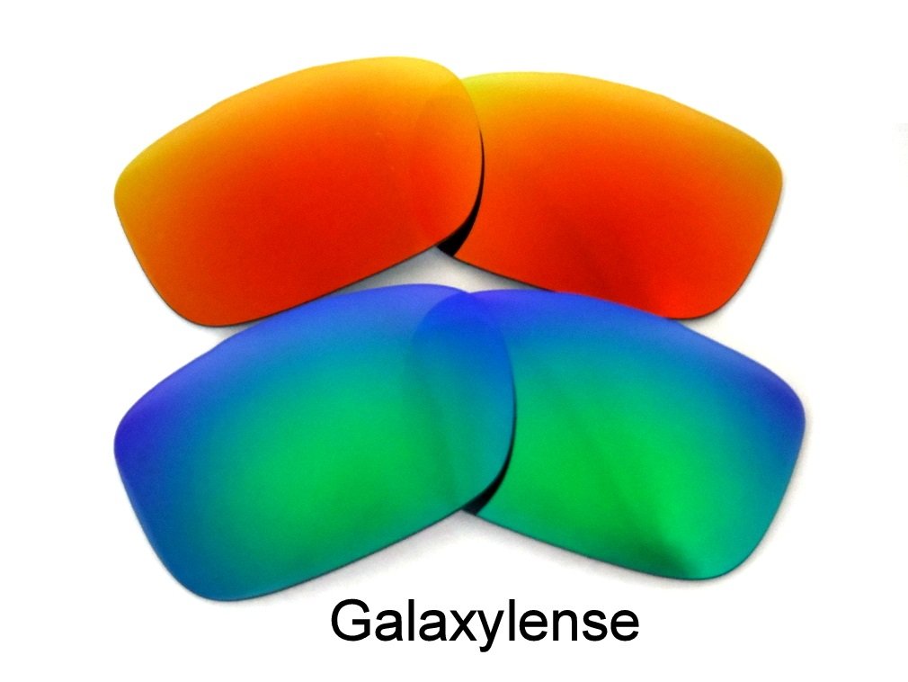 Galaxy Replacement Lenses For Oakley Twoface Green&Red Polarized 100% UVAB 2 Pairs