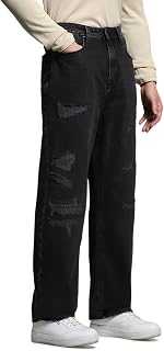 Jack & Jones Men's Loose Fit Jeans | High Rise | Jeans for Men Price In India