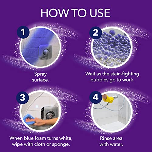 Kaboom OxiClean Foam-Tastic™ Foaming Bathroom Cleaner, Citrus Scent, Eliminates Soap Scum, Grime and Stains, 19 oz Spray Can - Thumbnail 5