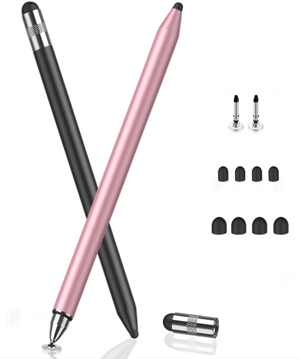 MEKO 3 in 1 Stylus Pens for Touch Screens High Sensitivity Precision Capacitive Stylus for Apple iPad iPhone