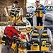Tool Vest Electrician, Electrician Vest for Men, 22 Compartments, Reflective Workwear with Tool Pockets, Adjustable Waist & Upgraded Comfortable Neck Opening
