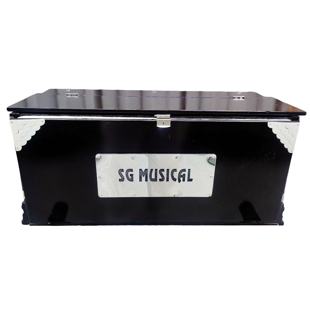 Harmonium Wooden 7 Stopper 39 Keys, 2 Reed (Bass+Male) Double Fold Bellow