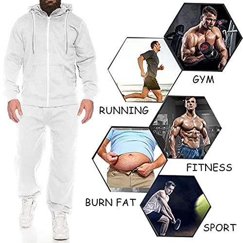 Coofandy Men's Tracksuits 2 Piece Army Green Sweatsuits For Men Casual Hoodie Sports Jogging Suits Sets, Army Green, Large #TOP5