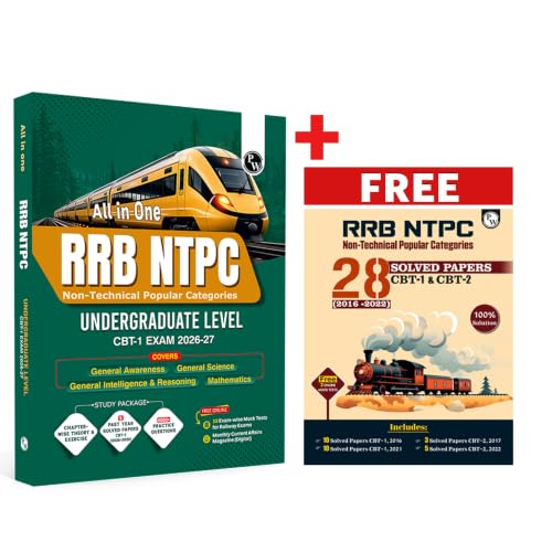 Buy PW All in One RRB NTPC Undergraduate CBT-1 and 28 RRB Pack of 2 - Image 2