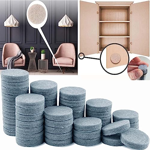 Image of DIY Crafts 1 INCH Felt Furniture Pads - Felt Pads Floor Protector - Chair Felts Pads for Furniture Feet Floors Best Furniture Pads for Floors Protect Your Hardwood, Laminate, Vinyl, Tile Pcs:- (75)