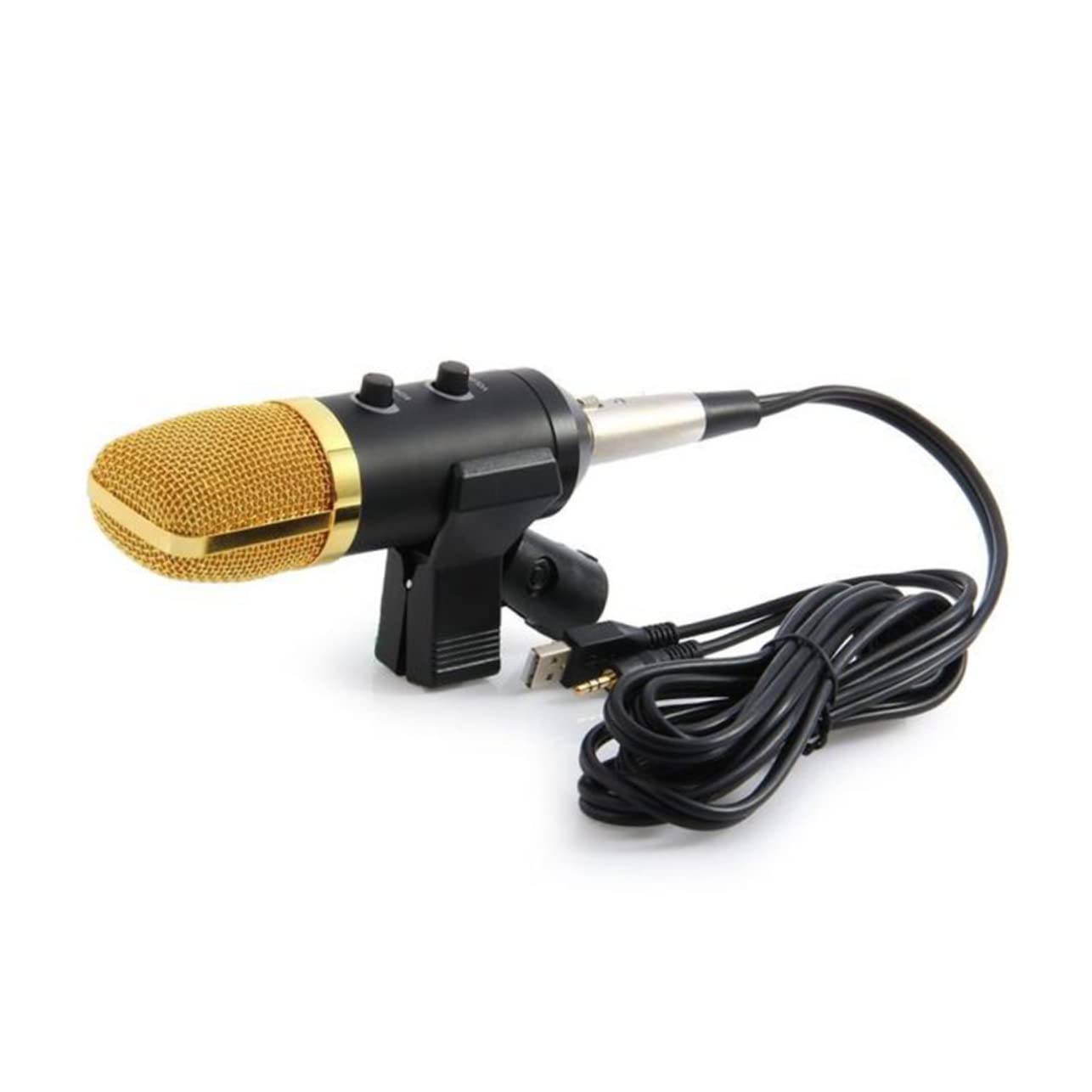 ERINGOGO USB-kondensatormikrofon Mit Hall-chip Für Tonaufnahmen Surround-Sound Inklusive Mikrofonhalterung Geeignet Für Ktv Und Heimgebrauch