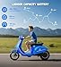 Kids Motorcycle, 2 Wheel Electric Motorcycle for Boys Ages 8-12, 24V Ride on Toys with Music, Story, Headlight, 3 Speed Options, Up to 60min Ride Time, for Riders up to 143 lbs, Easy Assemble, Blue