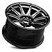 XXR Wheels 527 Chromium Black Wheel with Painted Finish (18 x 8. inches /5 x 100 mm, 42 mm Offset)