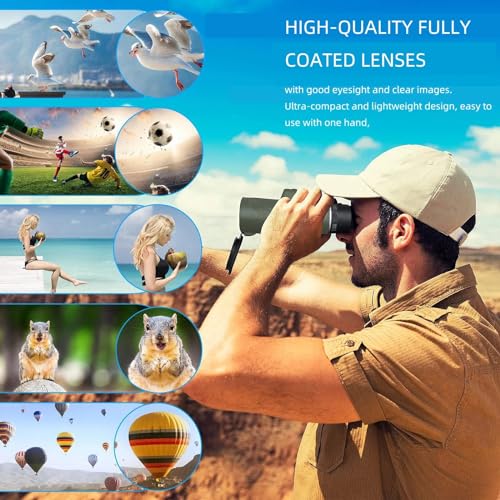 Leistungsstarke monokulare Teleskope 80x100 HD-Zoom-Fernglas Tragbares Langstreckenteleskop Jagd Camping mit Outdoor-Camping Reisen