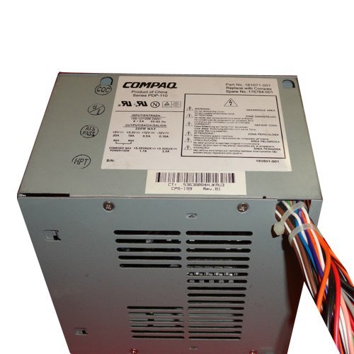 Fuente de alimentación 200W Compaq 161071-001 miniatura 1