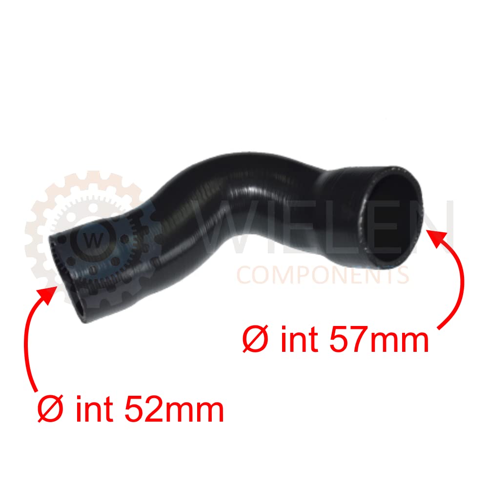 WIELEN Compatible con manguito Intercooler Tubo Turbo Aire Audi A4 VW Passat B6 2.5 TDI 8E0145737S