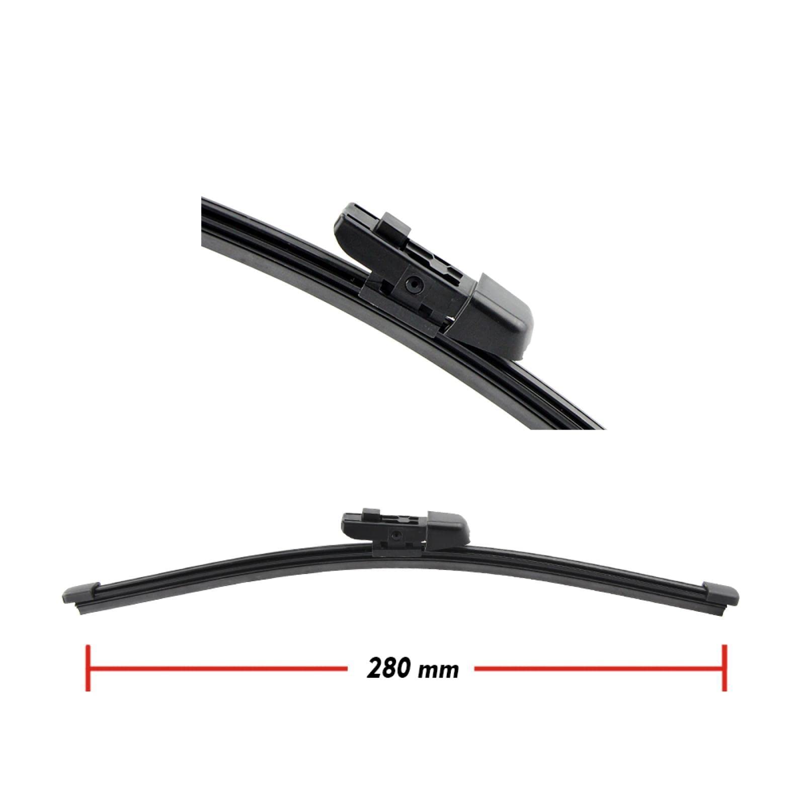 Tergicristallo Posteriore per VW GTI 6 2010-2014 280mm spazzole tergicristallo Posteriore per Auto e Braccio tergicristallo Posteriore Accessori per Auto
