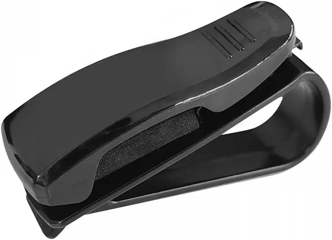 Sunglass Holder Car Glasses Case Auto Sun Visor Glasses Holder Sunglasses Clip Card Ticket Holder Multi Function Automobile Accessories Storage Car Sunglasses Holder